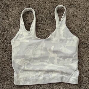 lululemon athletica White Camo Align Tank